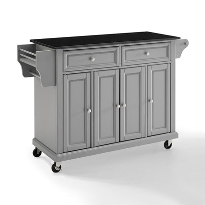 Full Size Granite Top Kitchen Cart