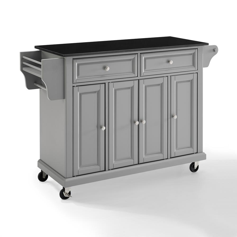 Full Size Granite Top Kitchen Cart
