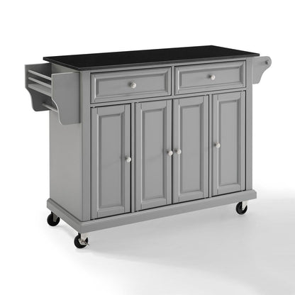 Full Size Granite Top Kitchen Cart