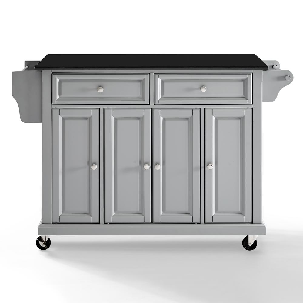Full Size Granite Top Kitchen Cart