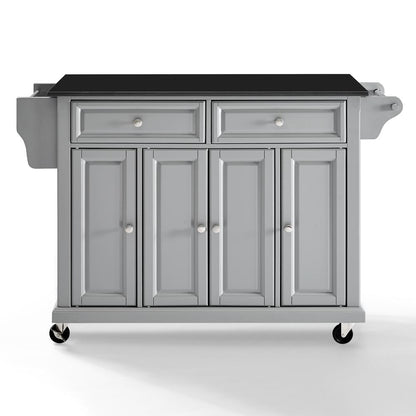 Full Size Granite Top Kitchen Cart