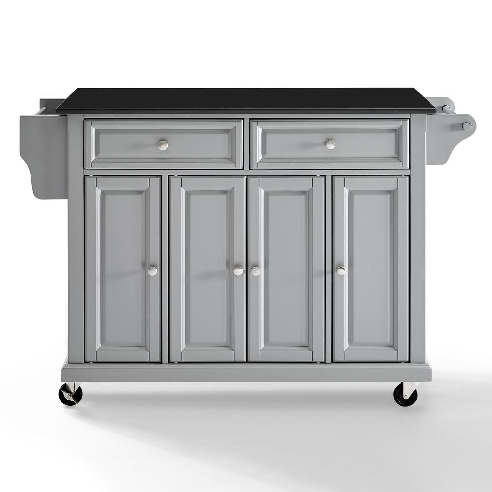 Full Size Granite Top Kitchen Cart