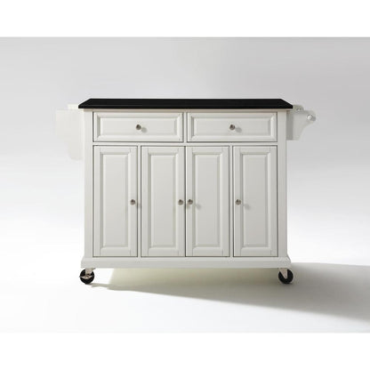 Full Size Granite Top Kitchen Cart