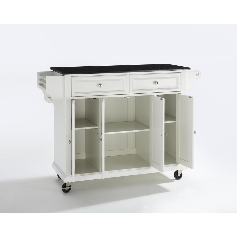 Full Size Granite Top Kitchen Cart