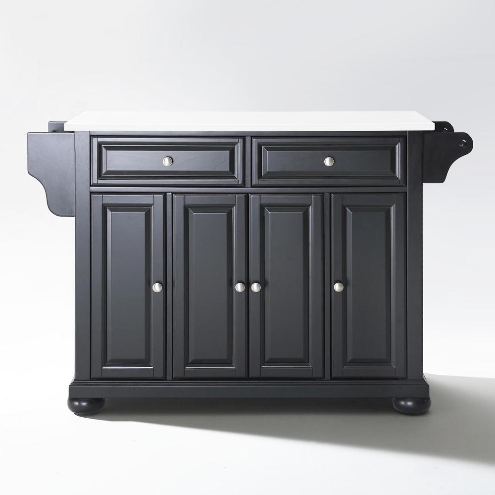 Alexandria Stone Top Full Size Kitchen Island/Cart