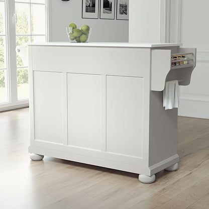 Alexandria Stone Top Full Size Kitchen Island/Cart