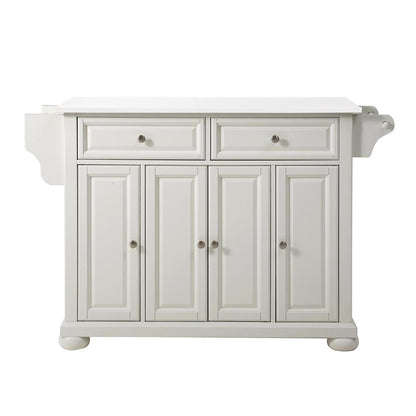 Alexandria Stone Top Full Size Kitchen Island/Cart