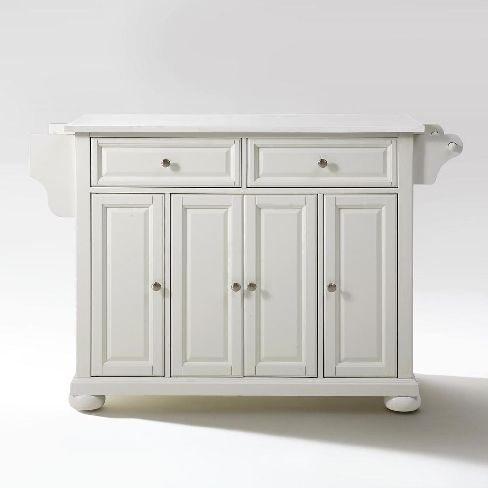 Alexandria Stone Top Full Size Kitchen Island/Cart