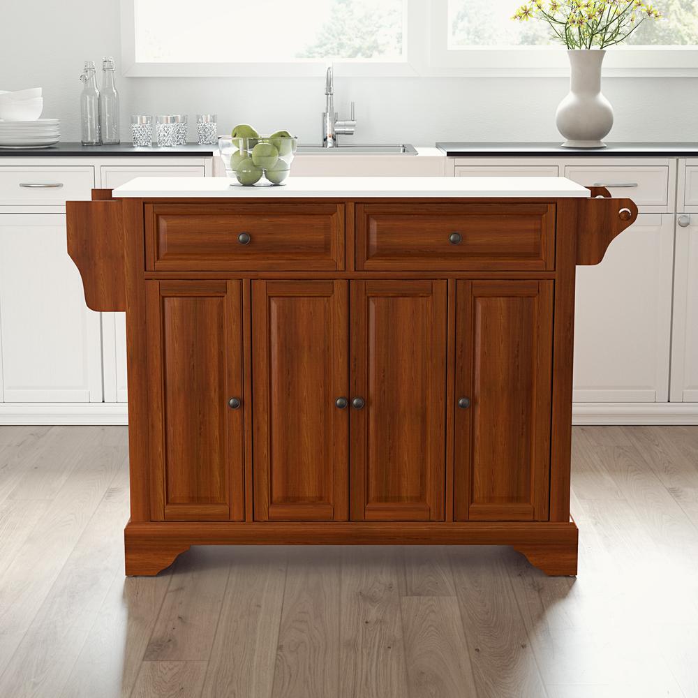 Lafayette Stone Top Full Size Kitchen Island/Cart