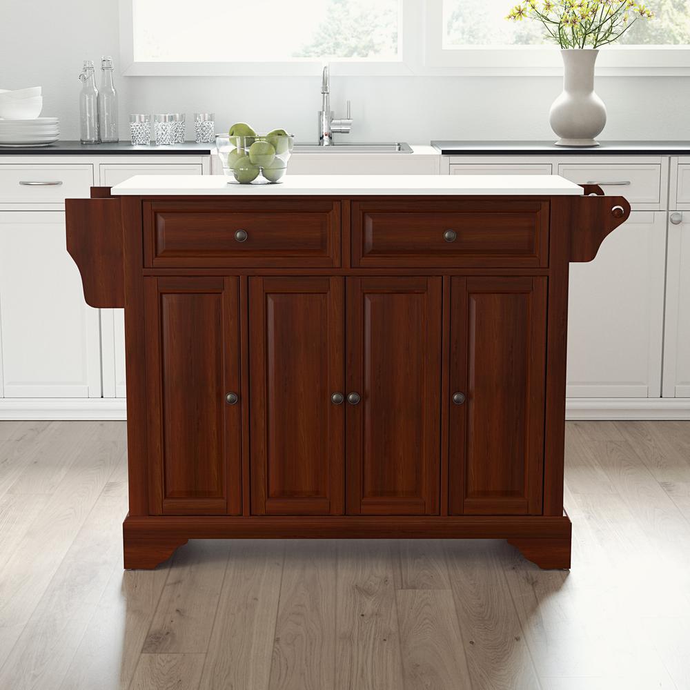 Lafayette Stone Top Full Size Kitchen Island/Cart