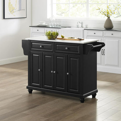 Cambridge Stone Top Full Size Kitchen Island/Cart