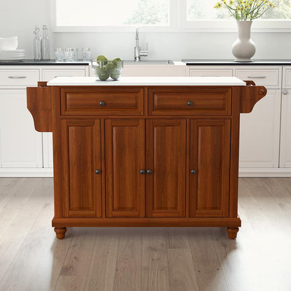 Cambridge Stone Top Full Size Kitchen Island/Cart