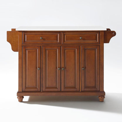 Cambridge Stone Top Full Size Kitchen Island/Cart
