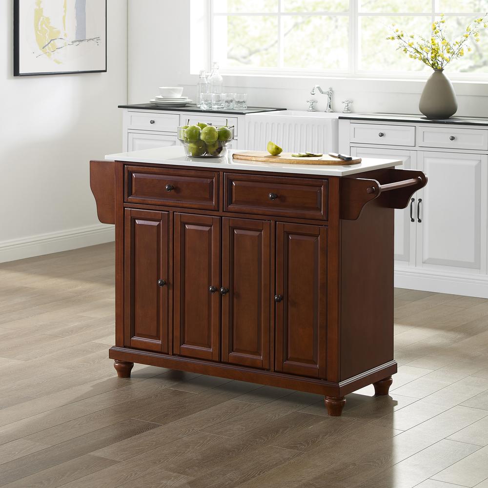 Cambridge Stone Top Full Size Kitchen Island/Cart
