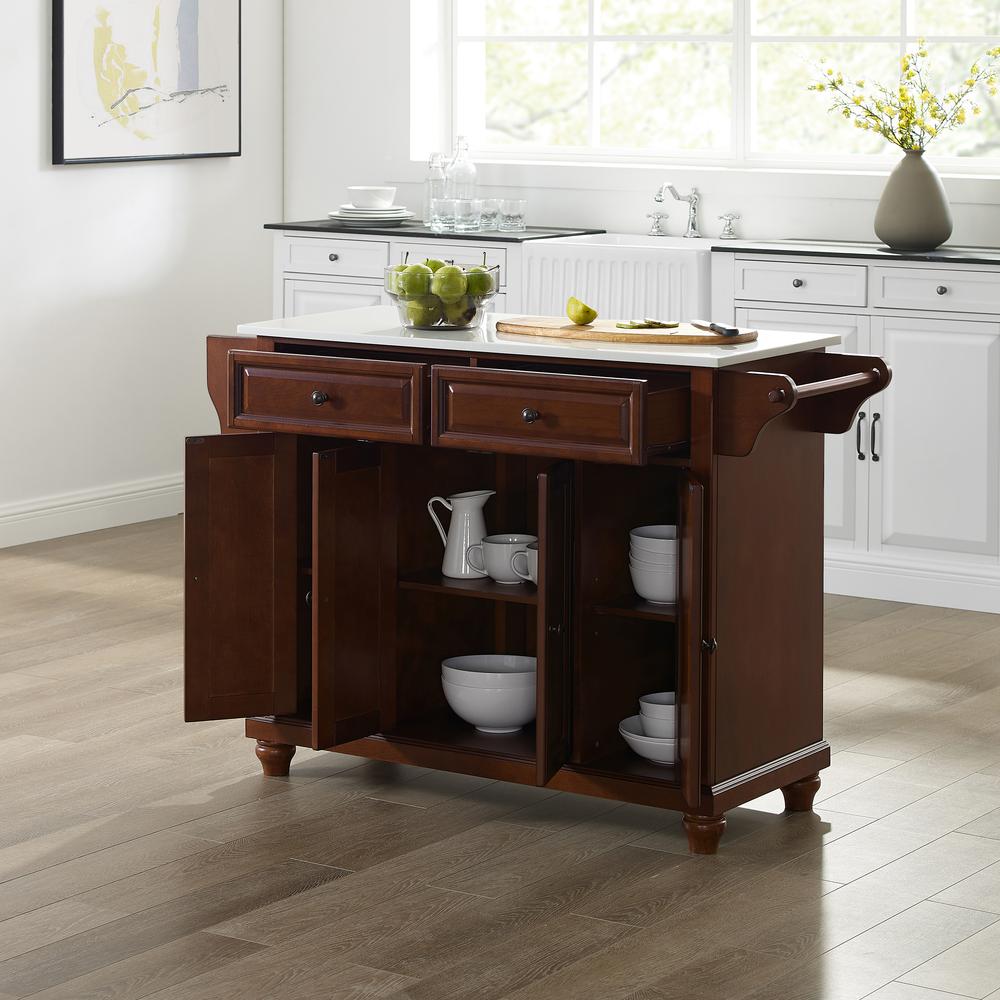 Cambridge Stone Top Full Size Kitchen Island/Cart