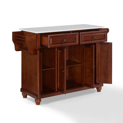 Cambridge Stone Top Full Size Kitchen Island/Cart