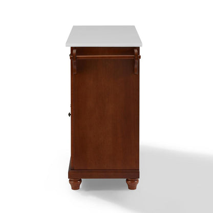 Cambridge Stone Top Full Size Kitchen Island/Cart