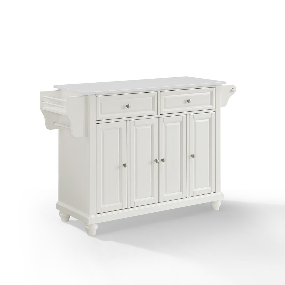 Cambridge Stone Top Full Size Kitchen Island/Cart