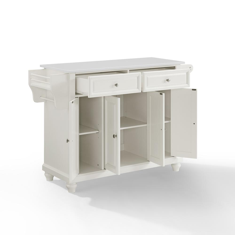Cambridge Stone Top Full Size Kitchen Island/Cart