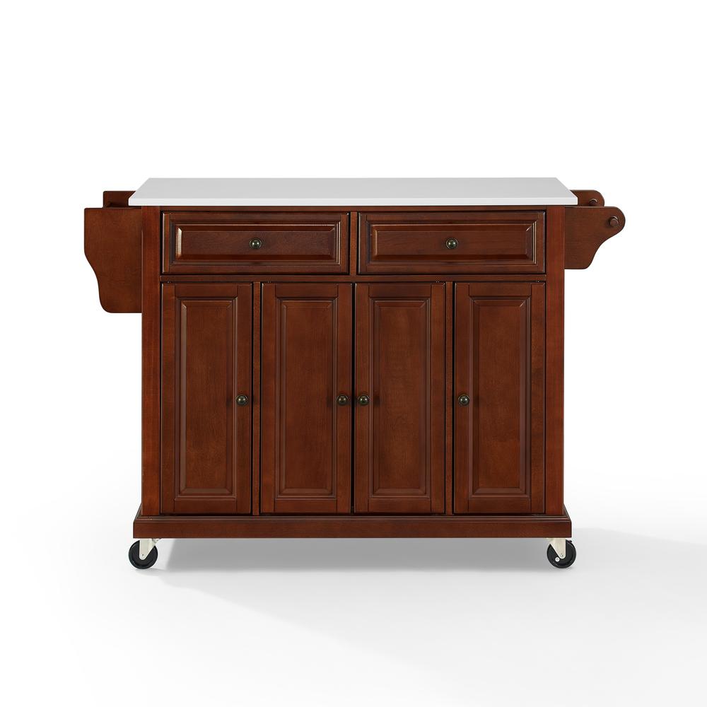 Full Size Stone Top Kitchen Cart