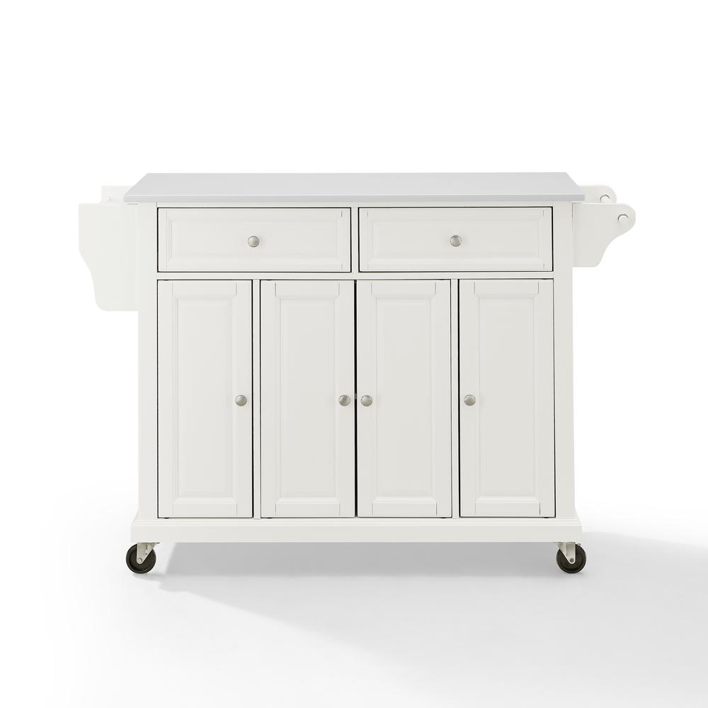 Full Size Stone Top Kitchen Cart