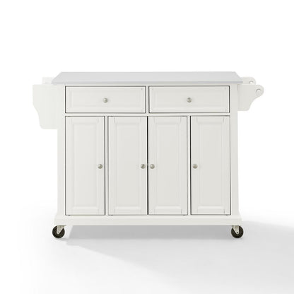 Full Size Stone Top Kitchen Cart