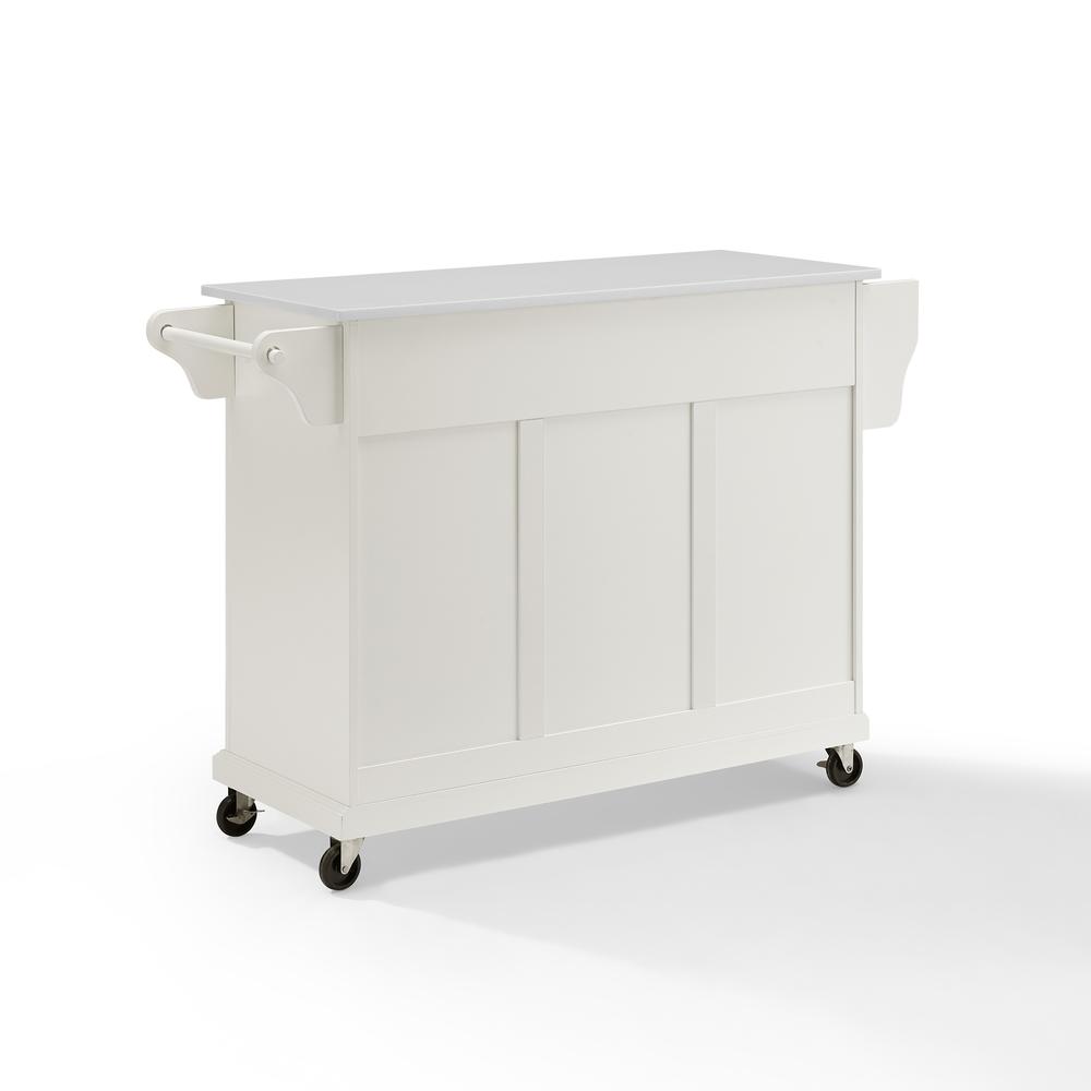 Full Size Stone Top Kitchen Cart
