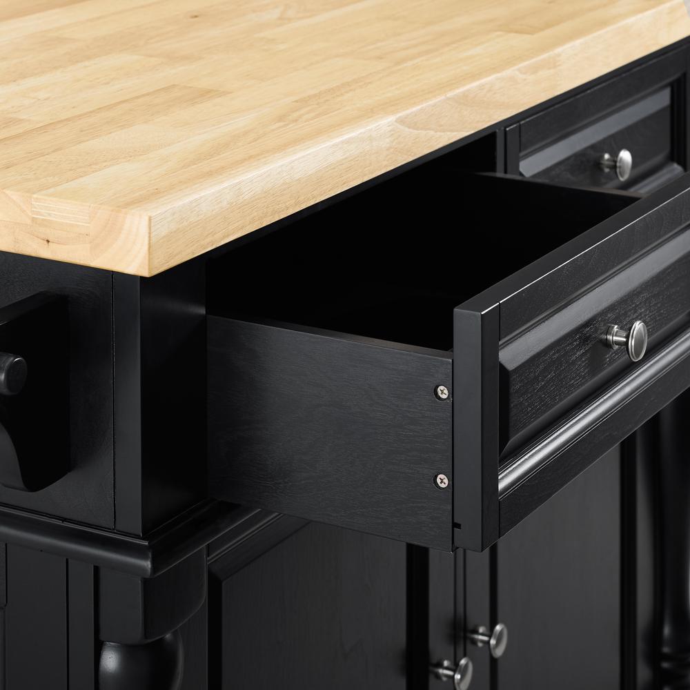 Oxford Kitchen Island W/X-Back Stools, Kitchen Island, 2 Height Bar Stools