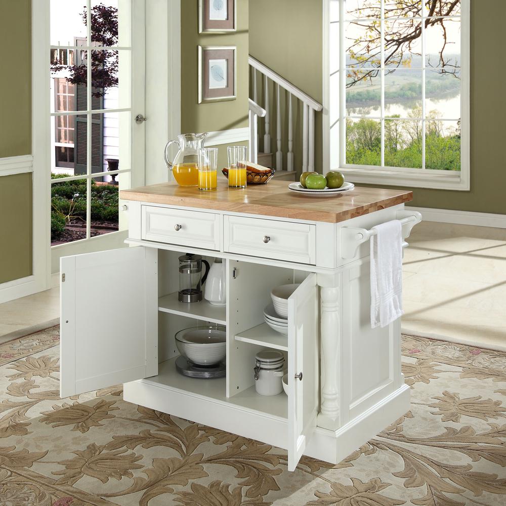 Oxford Butcher Block Kitchen Island
