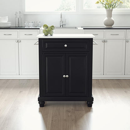 Cambridge Stone Top Portable Kitchen Island/Cart