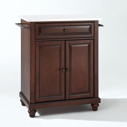 Cambridge Stone Top Portable Kitchen Island/Cart
