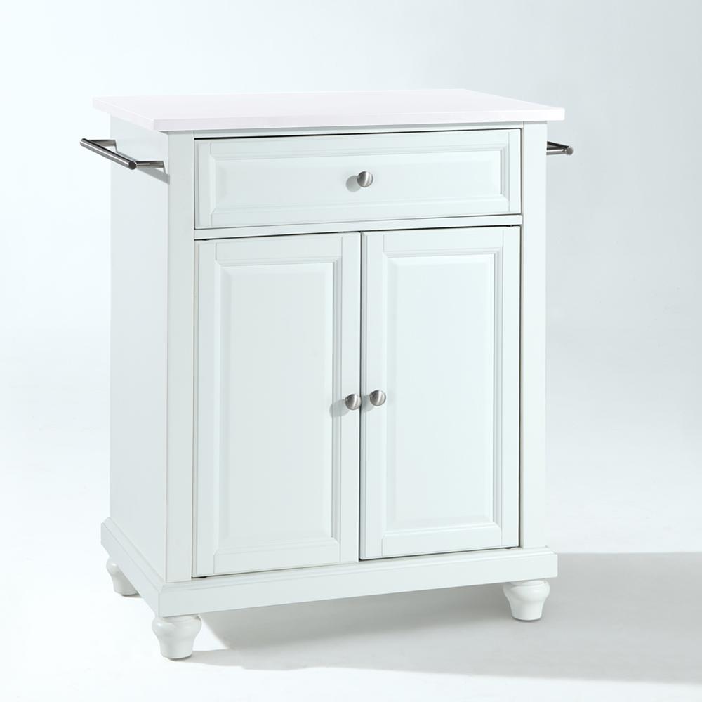 Cambridge Stone Top Portable Kitchen Island/Cart