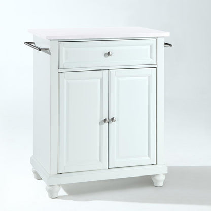 Cambridge Stone Top Portable Kitchen Island/Cart