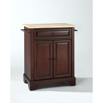 Lafayette Wood Top Portable Kitchen Island/Cart