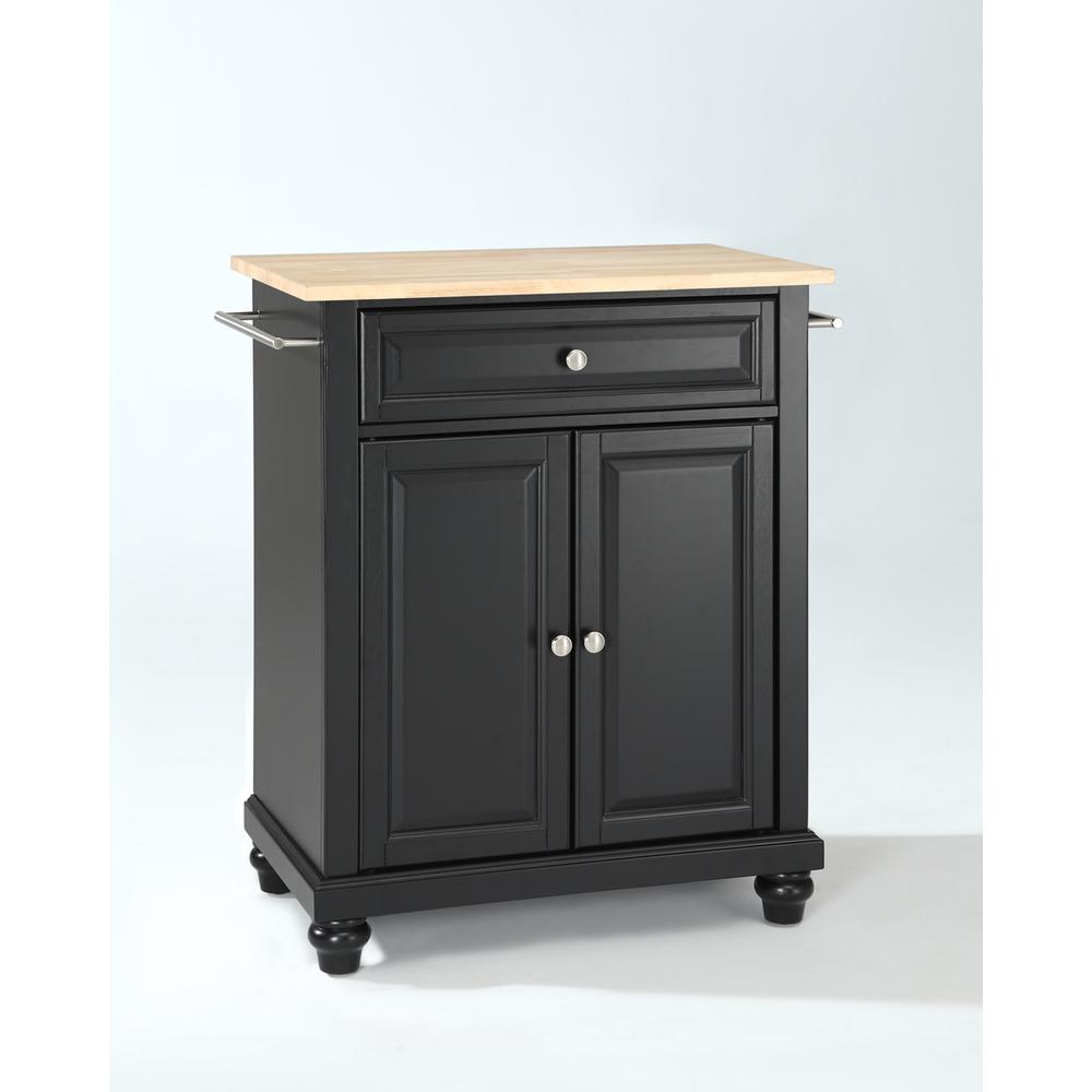 Cambridge Wood Top Portable Kitchen Island/Cart