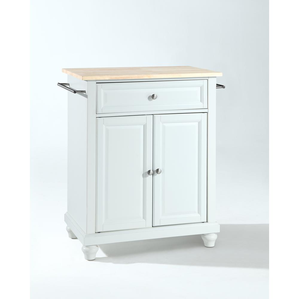 Cambridge Wood Top Portable Kitchen Island/Cart