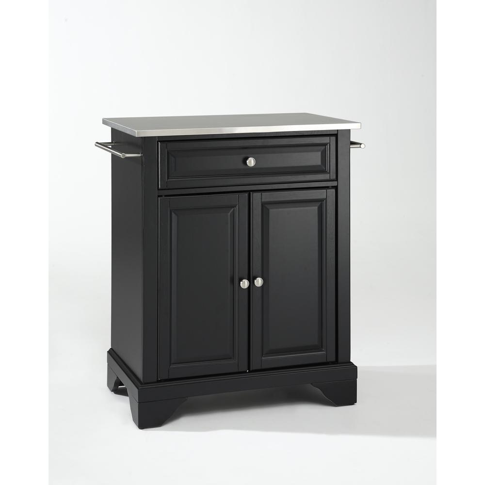 Lafayette Stainless Steel Top Portable Kitchen Island/Cart