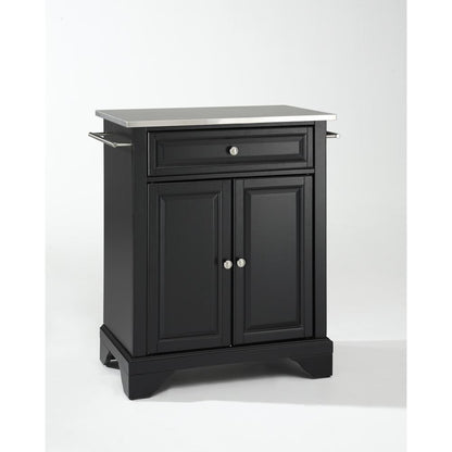 Lafayette Stainless Steel Top Portable Kitchen Island/Cart