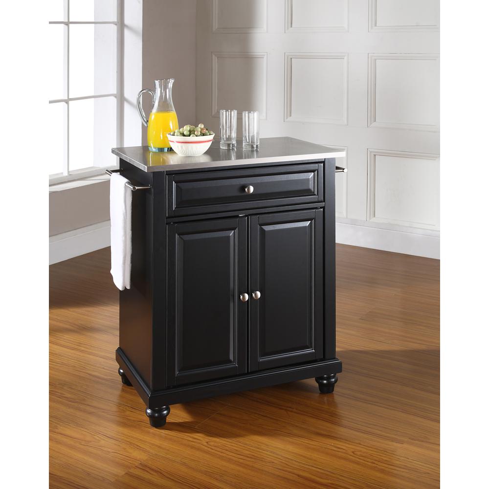 Cambridge Stainless Steel Top Portable Kitchen Island/Cart