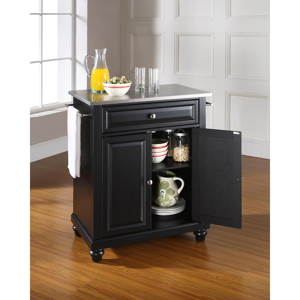 Cambridge Stainless Steel Top Portable Kitchen Island/Cart