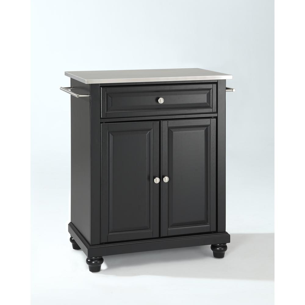 Cambridge Stainless Steel Top Portable Kitchen Island/Cart