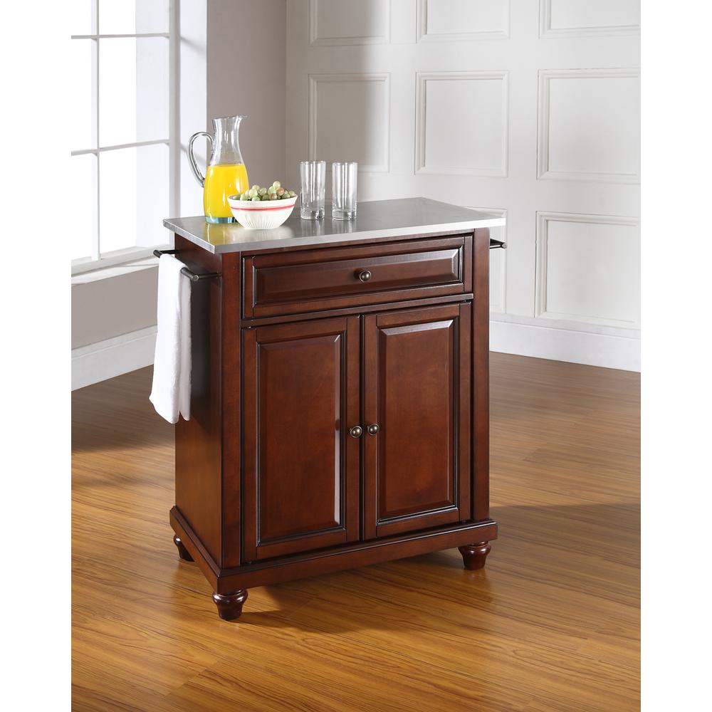 Cambridge Stainless Steel Top Portable Kitchen Island/Cart