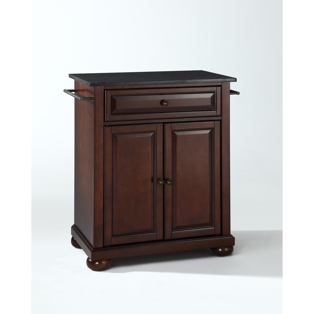 Alexandria Granite Top Portable Kitchen Island/Cart