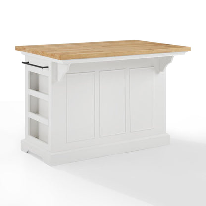 Julia Wood Top Kitchen Island