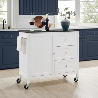 Soren Granite Top Kitchen Island/Cart