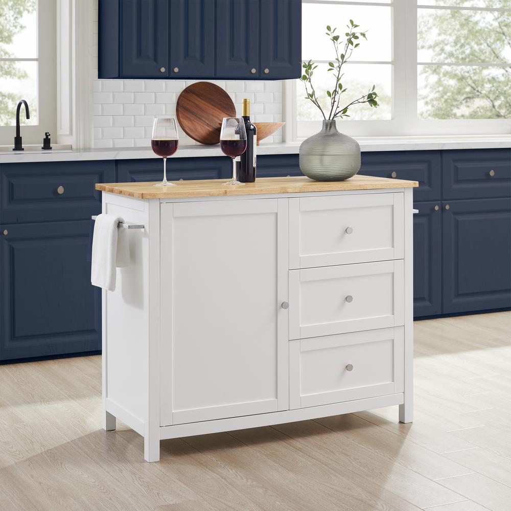 Soren Wood Top Kitchen Island/Cart