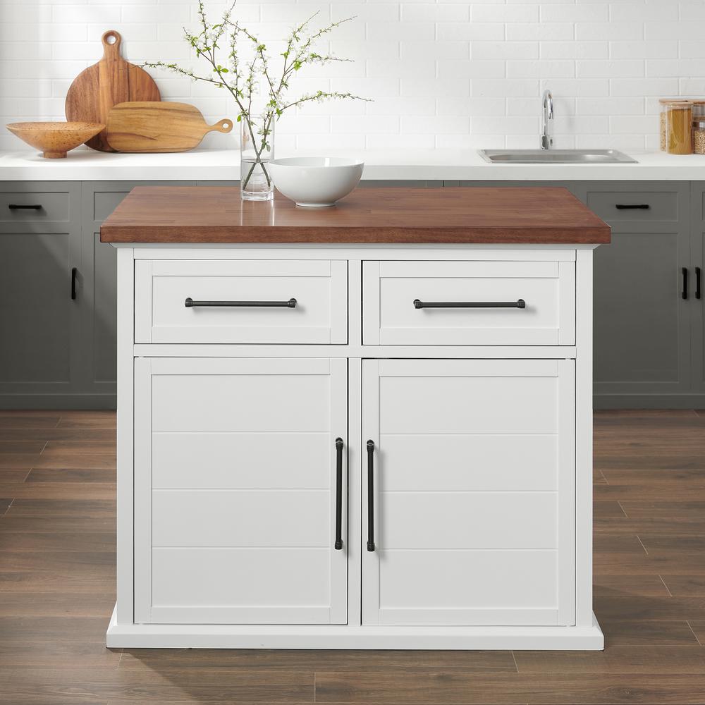 Bartlett Wood Top Kitchen Island