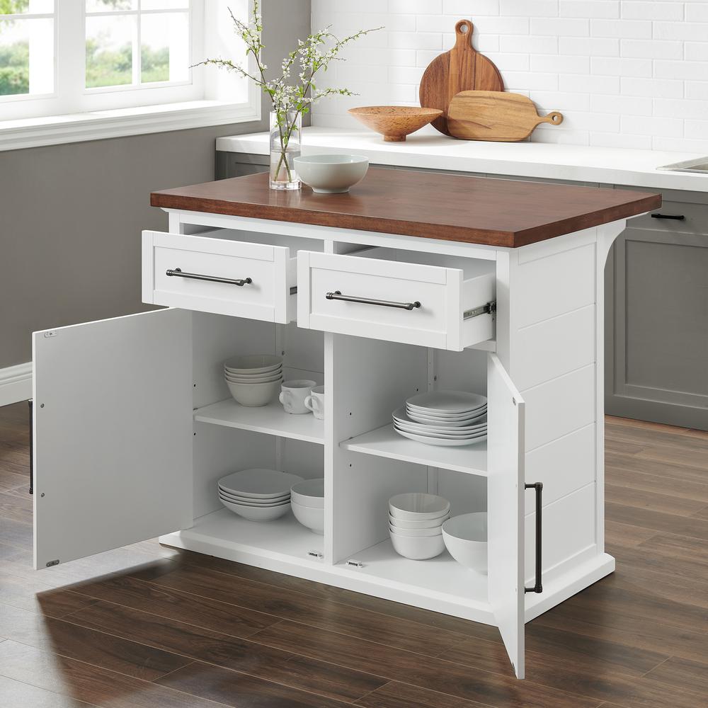 Bartlett Wood Top Kitchen Island