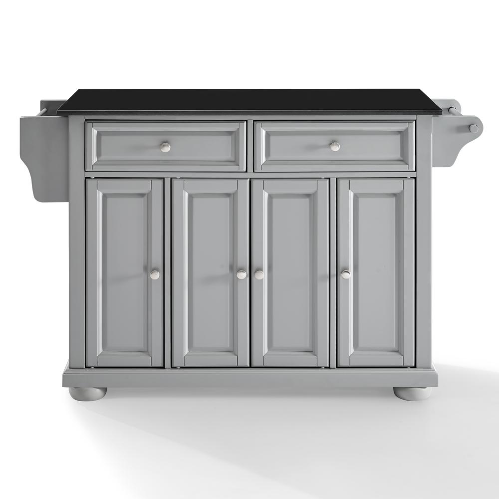 Alexandria Granite Top Full Size Kitchen Island/Cart
