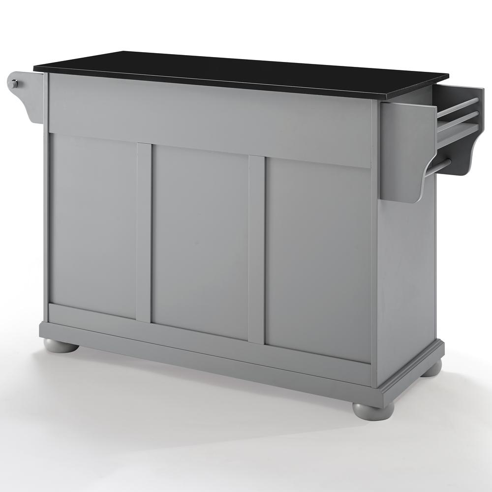Alexandria Granite Top Full Size Kitchen Island/Cart